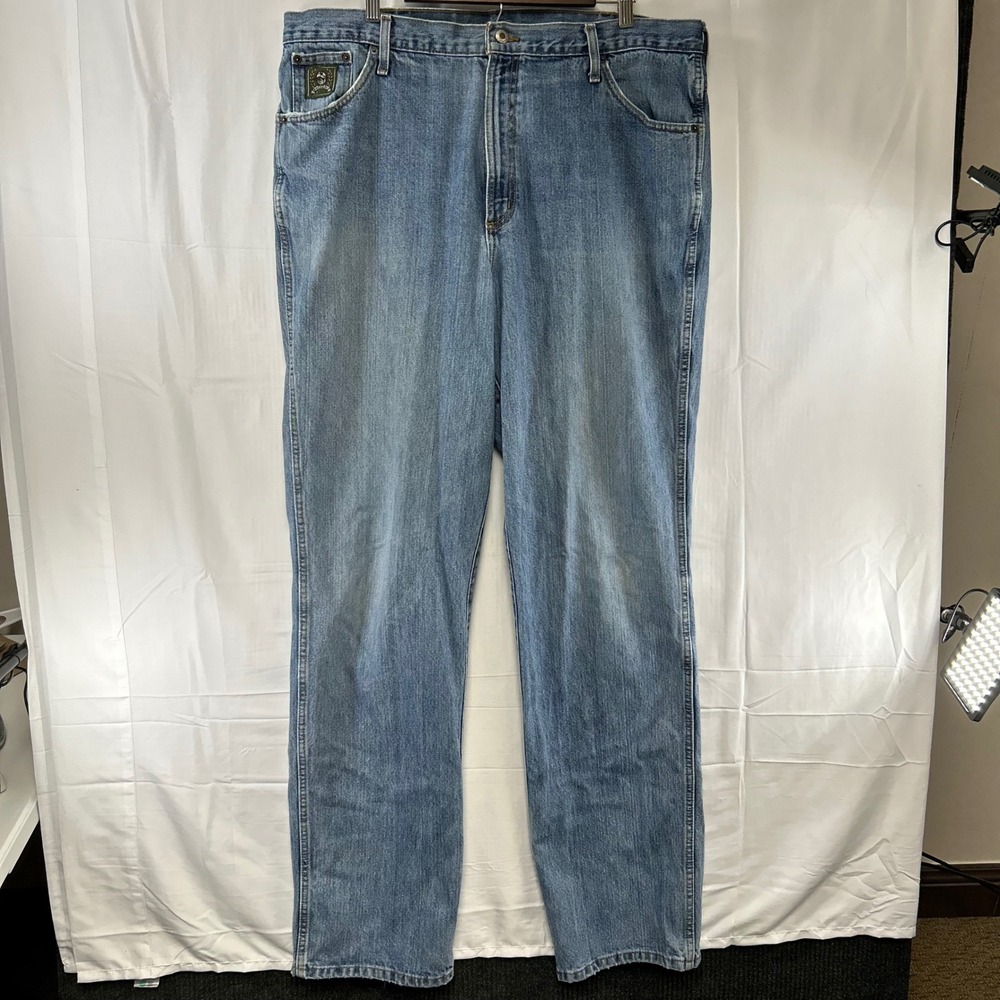 Cinch Jeans Mens‎ 42x38 Blue Medium Wash Straight Leg Western MB90530002